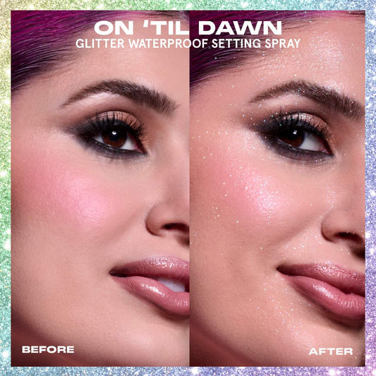 ONE/SIZE On 'Til Dawn Glitter Waterproof Setting Spray