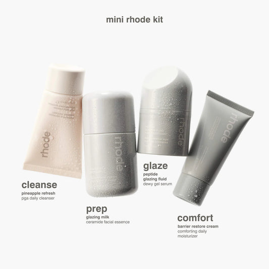 mini rhode kit glazed skincare essentials