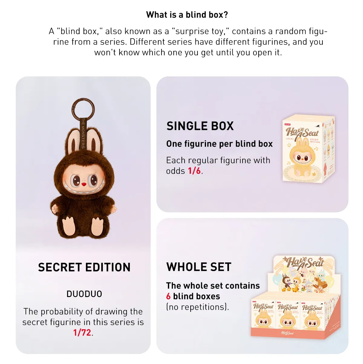 Labubu - Have a Seat Vinyl Plush Blind Box