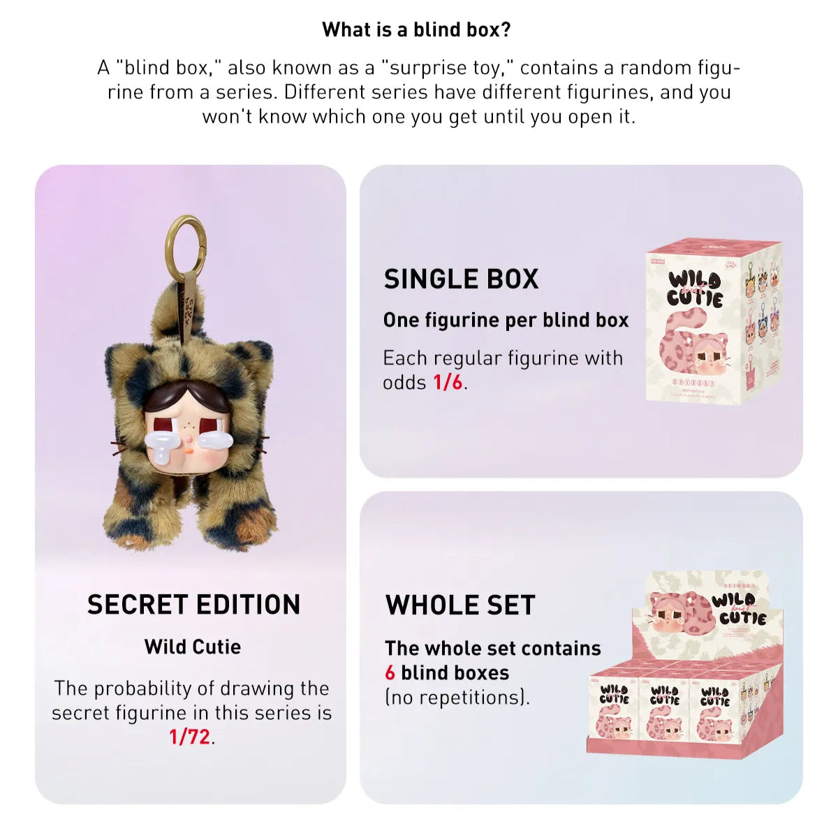 CRYBABY Wild but Cutie Series - Vinyl Plush Pendant Blind Box