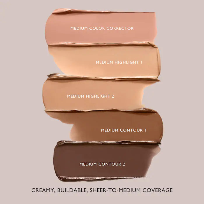 m.ph by Mary Phillips underpainting face highlight & contour palette