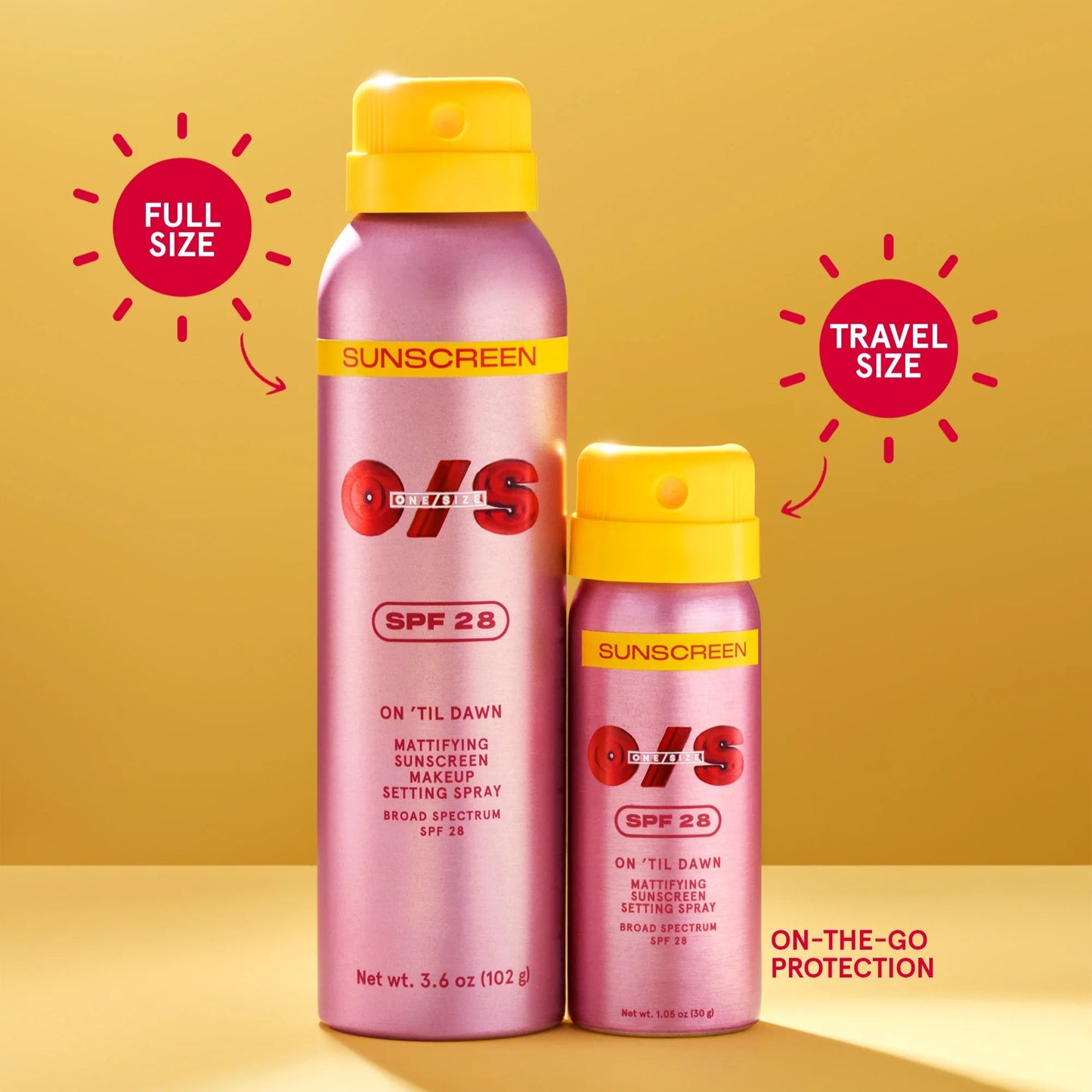 ONE SIZE On ‘Til Dawn Mattifying Sunscreen Makeup Setting Spray SPF 28