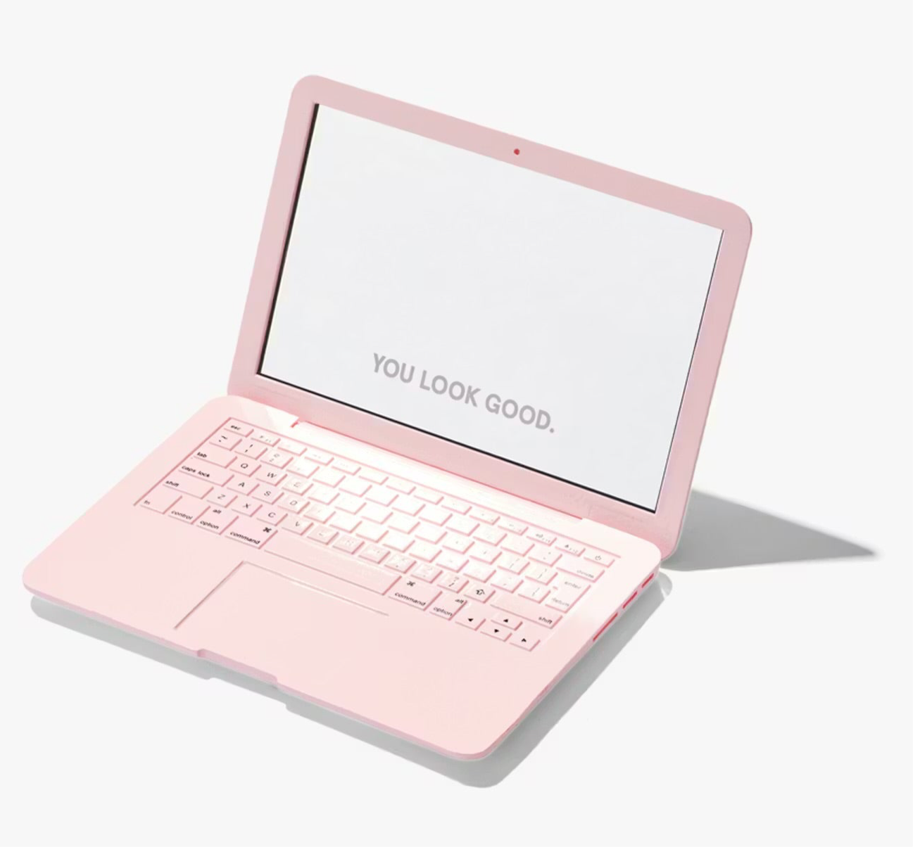 Glossier mini laptop mirror