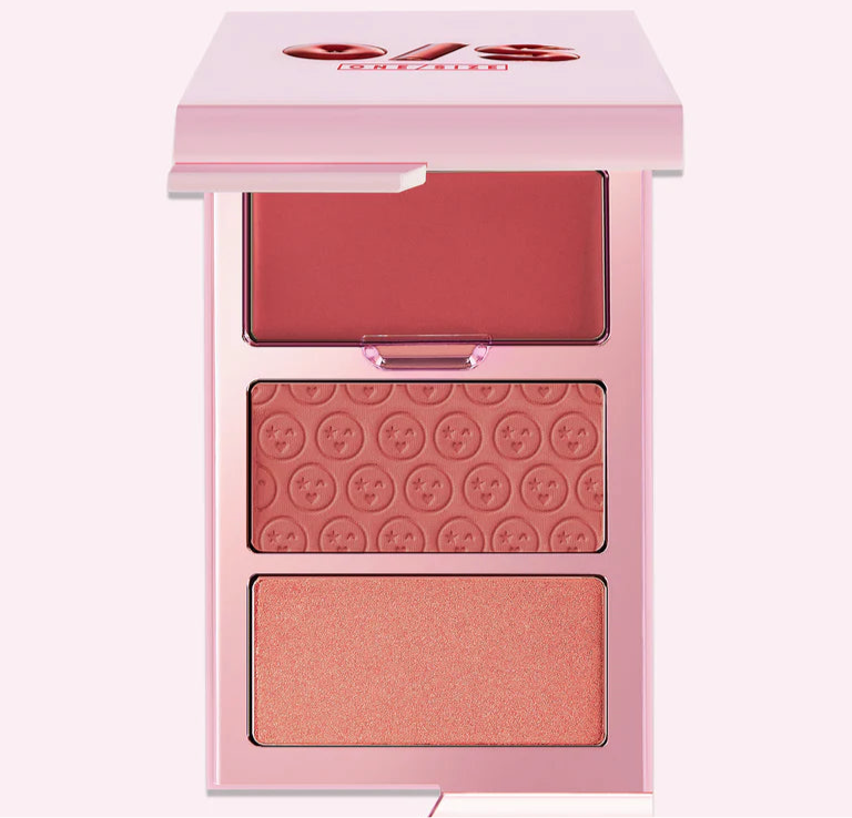 one/size 3D blush trio palette