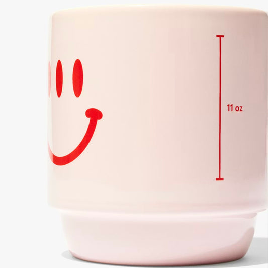 Glossier Three Eyed Smiley Mug