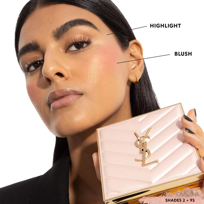 ysl golden oasis face palette