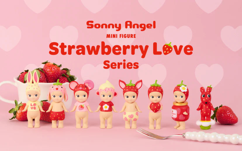 Sonny Angel Strawberry Love Series (open box)