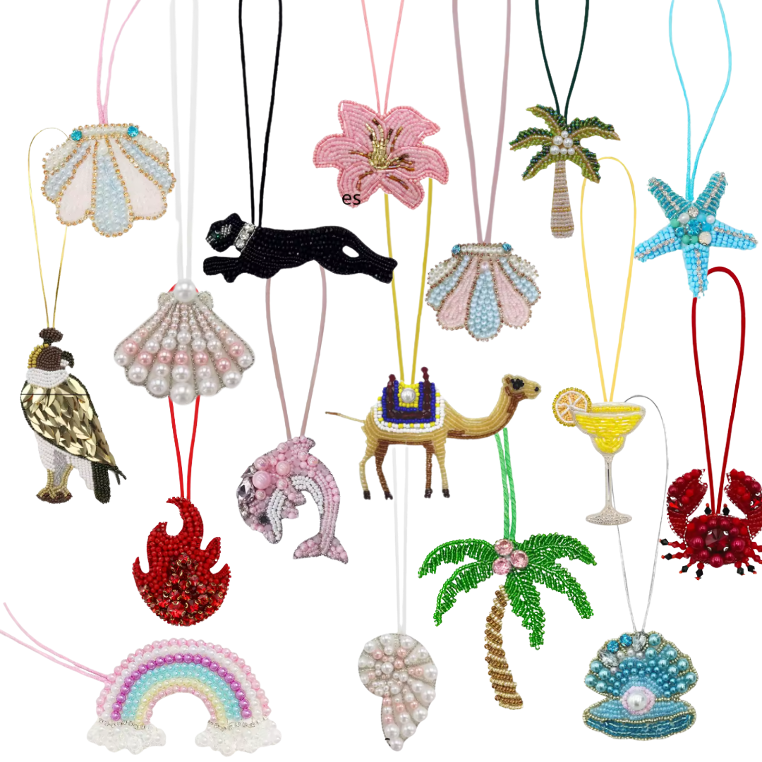 Beaded Summer Bag Charms