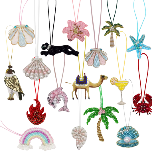 Beaded Summer Bag Charms