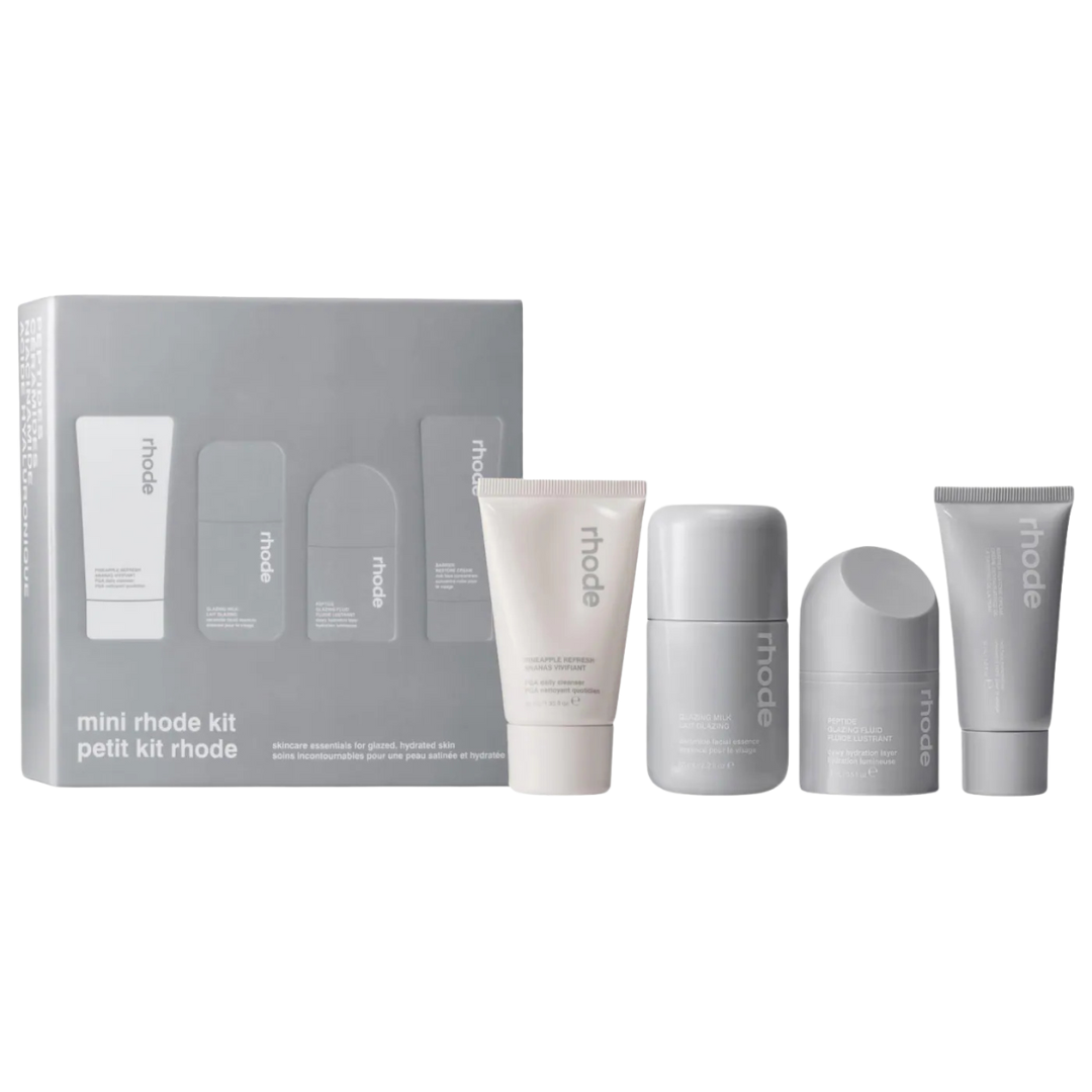 mini rhode kit glazed skincare essentials