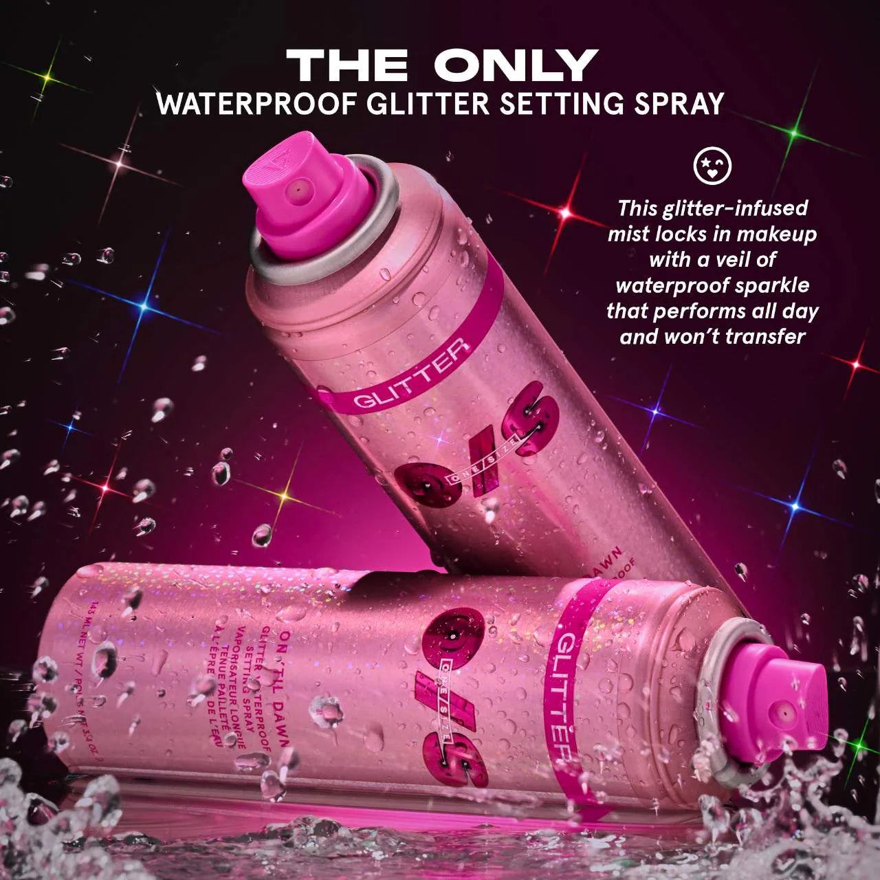 ONE/SIZE On 'Til Dawn Glitter Waterproof Setting Spray