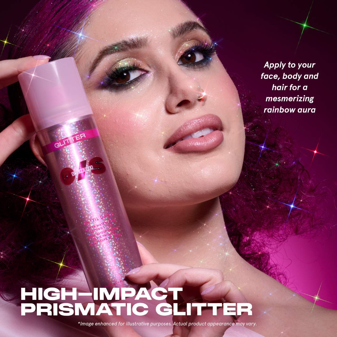 ONE/SIZE On 'Til Dawn Glitter Waterproof Setting Spray